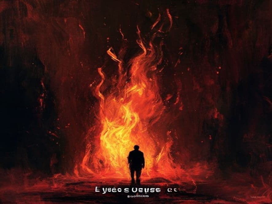 Ilustración del símbolo «La hoguera, el fuego, la mecha» en el universo de Robe y Extremoduro